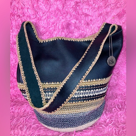 The Sak Bags The Sak Back To Bali 2 Handmade Crochet Leather Hobo